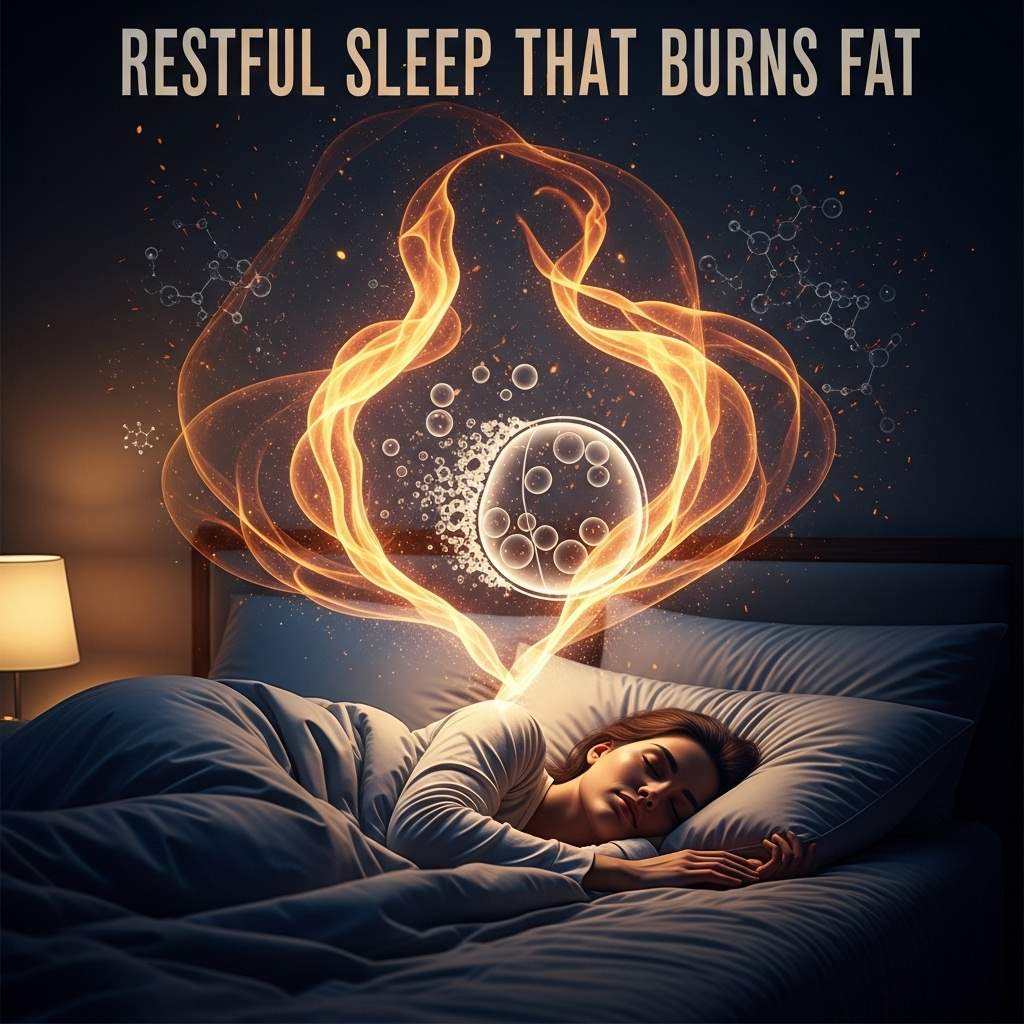Support Restful Sleep That Burns Fat (Yes, Literally)
