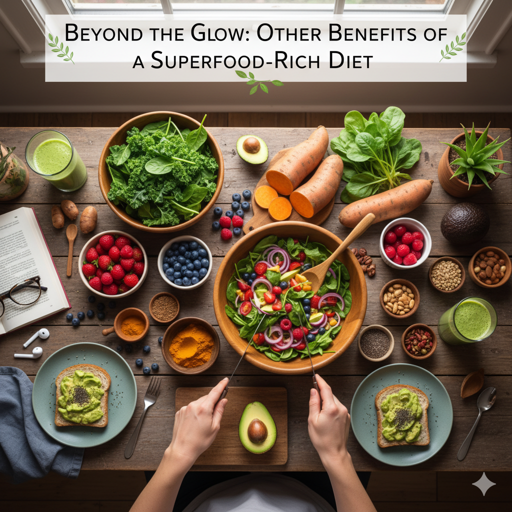 Beyond the Glow: Other Benefits of a Superfood-Rich Diet